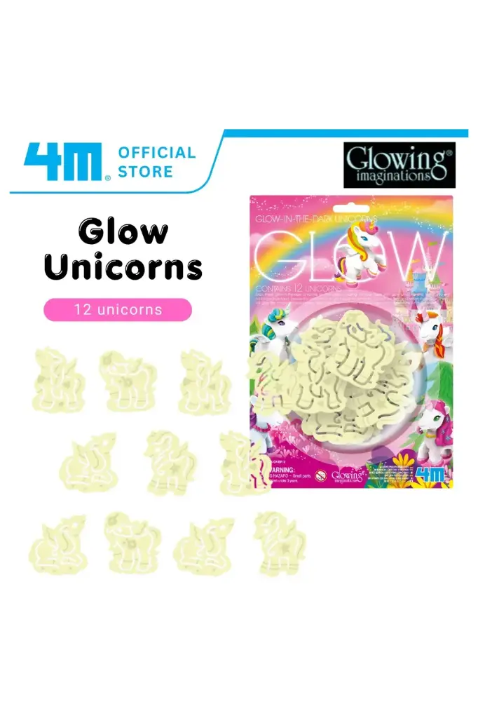 4M Glow In The Dark Unicorns 05939
