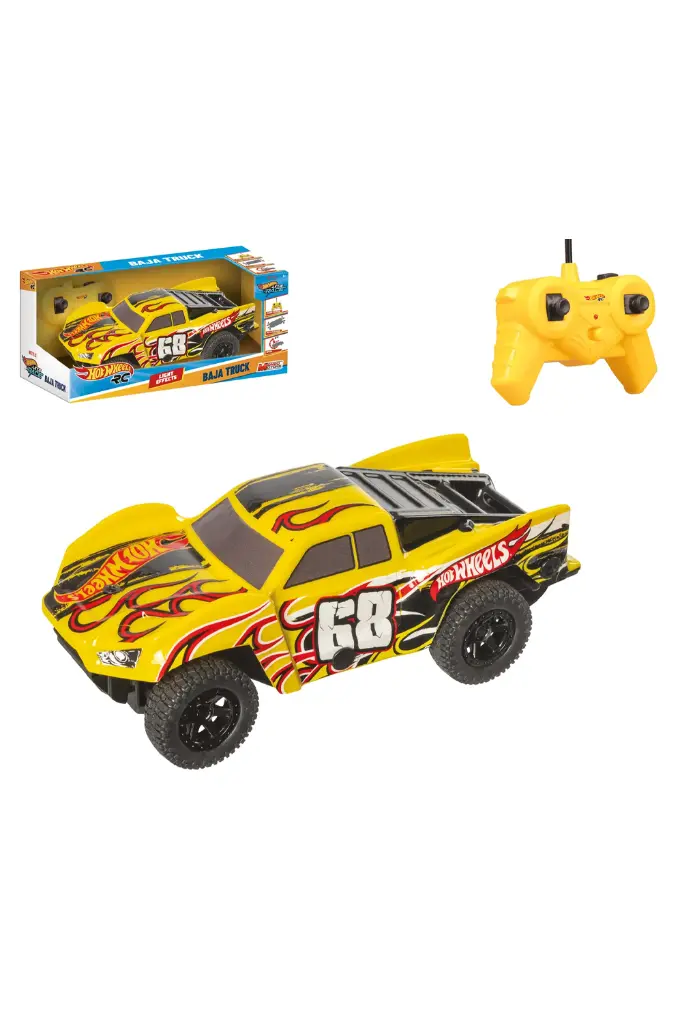 Mondo Motors Hot Wheels Baja Truck 1:24 Scale Yellow 63823