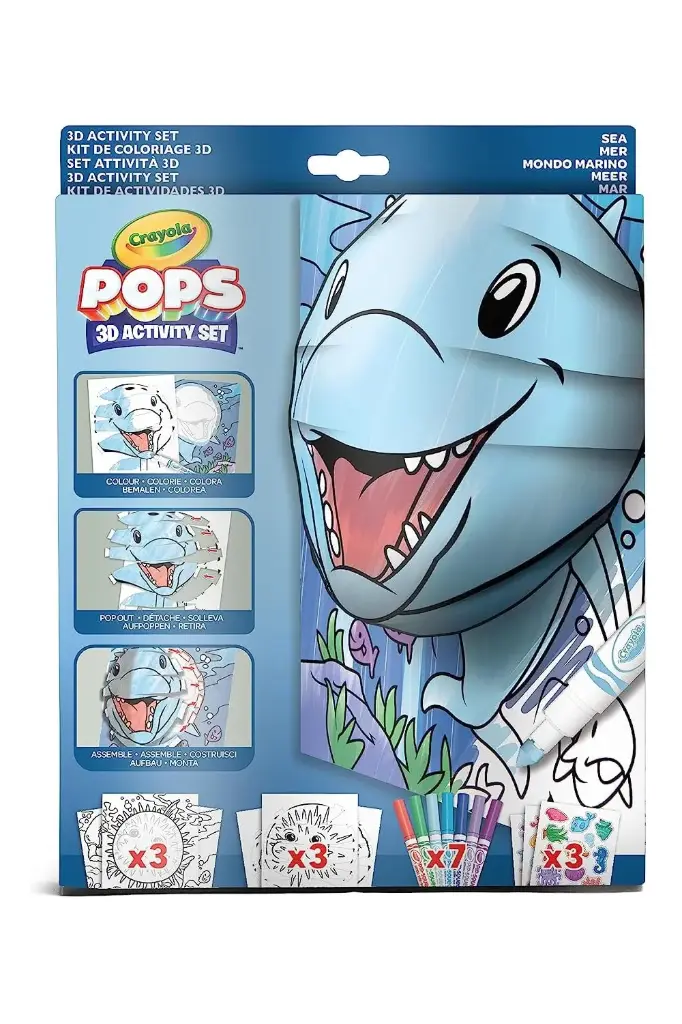 Crayola POPS 3D Activity Set - Sea 042805