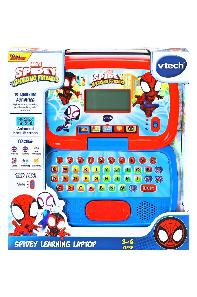 Vtech Marvel Spidey And His Amazing Friends Spidey Learning Laptop 561603