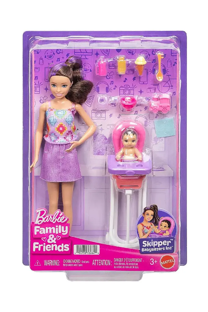 Barbie Skipper Babysitter Blonde Baby JJB44