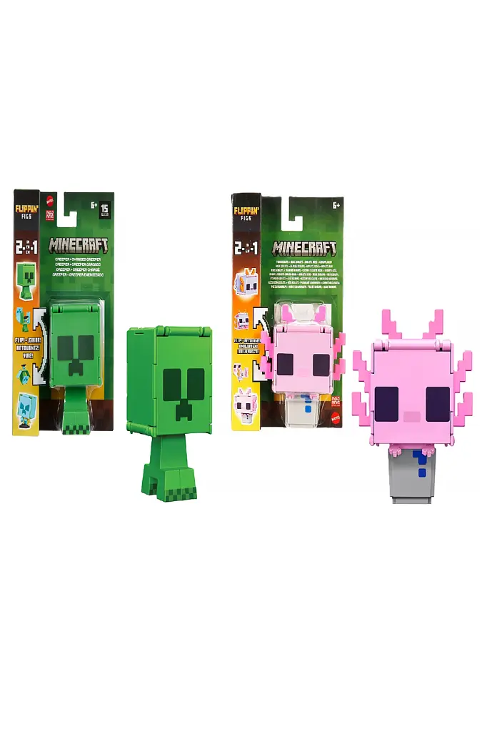 Minecraft 2-in-1 Flippin' Figz Assorted HTL43