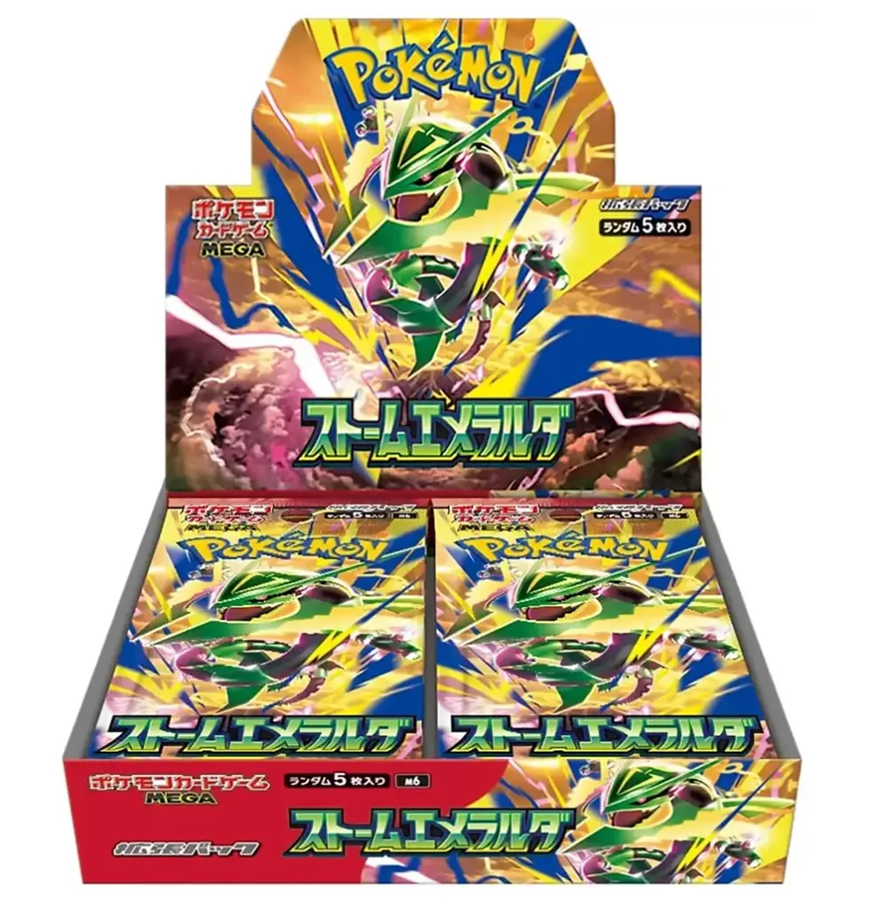 Pokemon Trading Cards Mega Evolution Storm Emeralda Booster Pack Japanese Version PK62226