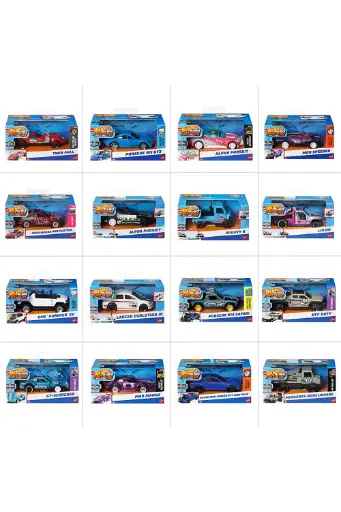 [BOYSAQCHPR70] Hot Wheels 1:43 Scale Pull Back Speeders Cars Assorted HPR70