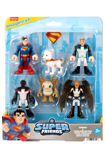 [BOYSAQCJDL09] Fisher Price - Imaginext DC Super Friends: Superman & Justice Gang Multipack JDL09