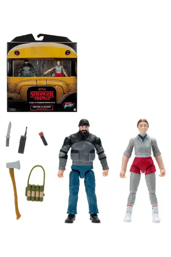 [BOYSGCATRT0110] Stranger Things Hopper & Eleven 3-Inch Figures w/ Accessories TRT0110