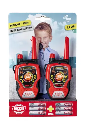 [BOYSNHE1118195] Dickie Toys Walkie Talkie Fun Red/Black 1118195