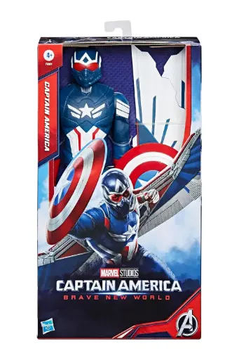 [BOYSNHEF9301] Marvel Studios Captain America Brave New World 12-Inch Deluxe Captain America Action Figure F9301