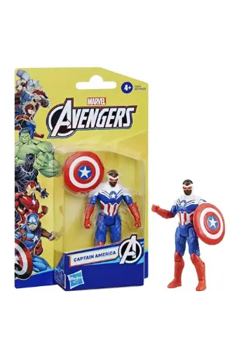 [BOYSNHEF9334] Marvel Epic Hero Series Captain America Deluxe Action Figure F9334