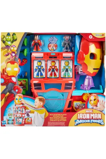 [BOYSNHEG1259] Marvel Iron Man and his Awesome Friends - Iron Quarters Playset G1259