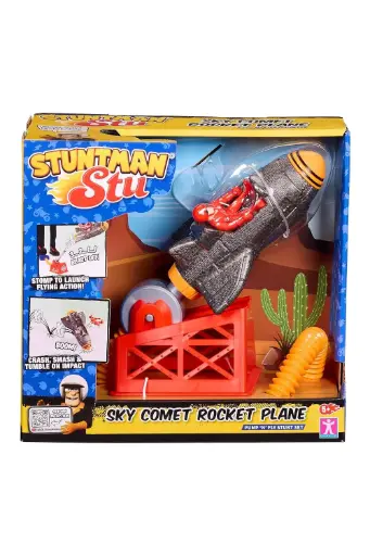 [BOYSOSE08199] StuntMan Stu Sky Comet Rocket Plane 08199