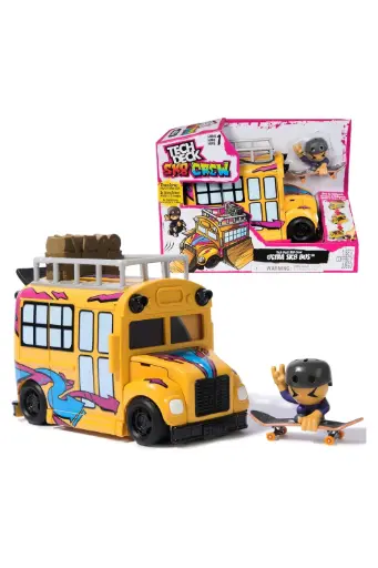 [BOYSOSE6071034] TECH DECK Sk8 Crew 2-in-1 Transforming Ultra Sk8 Bus 6071034