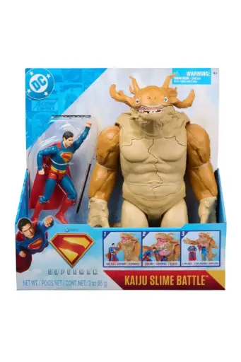 [BOYSOSE6073195] DC Comics SUPERMAN Movie Kaiju Slime Battle with 6-Inch Superman and 12-Inch Kaiju Figures 6073195