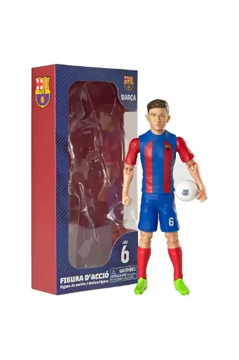 [BOYSOSE83576] Banbo Toys FC Barcelona Gavi 8" Collectible Soccer Action Figure 83576