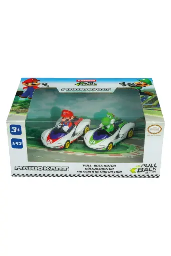 [BOYSSTC13022] Carrera Pull & Speed I Mario Kart™ - P-Wing Twin Pack Pull-Back Motor  13022