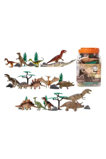 [BOYSWTI6704] Wenno 40-pc. Dinosaurs Playset In 5.5L Bucket  6704