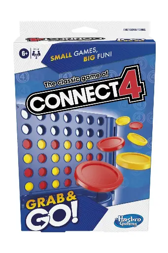 [BRDGNHEF8253] Hasbro Gaming Connect 4 Grab and Go Game  F8253