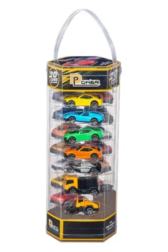 [CARSTTGDP97197] Die Cast 20 pcs Set Tube Cars DP97197