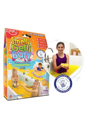 [EYRSNHE0005813] Zimpli Smelli Gelli Baff Yellow - Tutti Frutti 0005813