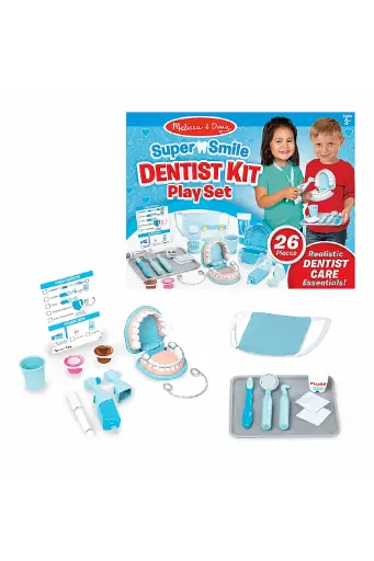 [EYRSNHE8611] Melissa & Doug Super Smile Dentist Kit Play Set 8611