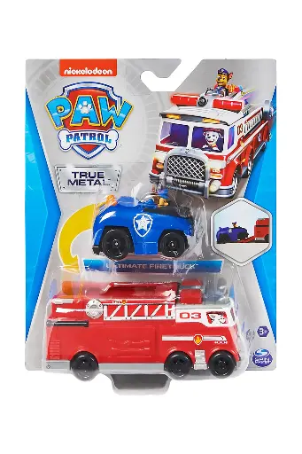 [EYRSOSE6063231] Paw Patrol True Metal Firetruck Die-Cast Team Vehicle Firetruck 6063231