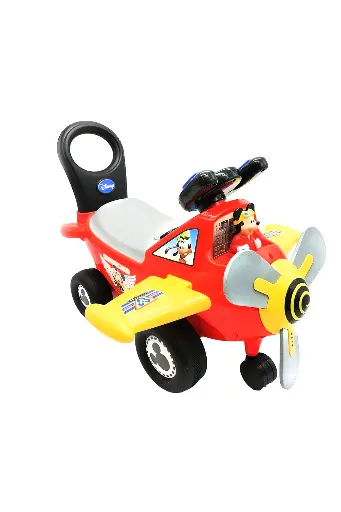 [EYRSSTC53561] Kiddieland Disney Light N' Sound Mickey Mouse Activity Plane Ride-On 53561A