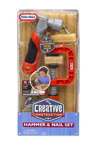 [EYRSSTC643248] Little Tikes Creative Construction Hammer & Nail Set 643248