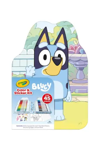[EYRSTTG040784] Crayola Bluey Colour and Sticker Art Kit 040784