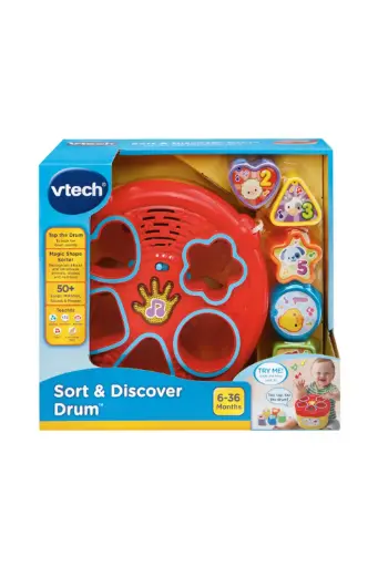 [EYRSTTG185129] Vtech Sort & Discover Drum 185129