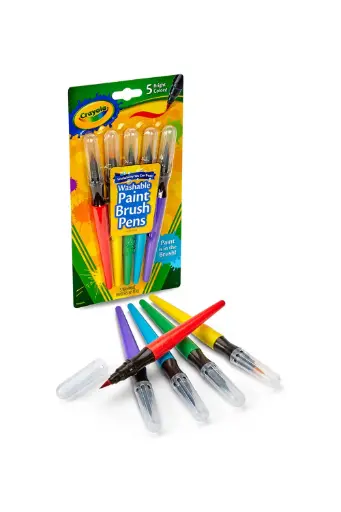 [EYRSTTG546201] Crayola Washable Paint Brush Pens 546201