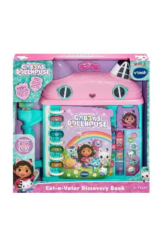 [EYRSTTG582700] Vtech Gabby's DollHouse Cat-a-Vator Discovery Book 582700