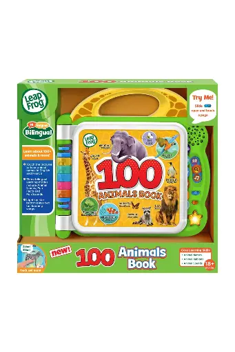[EYRSTTG609543] LeapFrog 100 Animals Book 609543