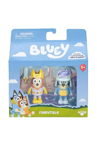 [EYRSUTG17974] Moose Toys Bluey Figure 2-Pack Fairytale 17974