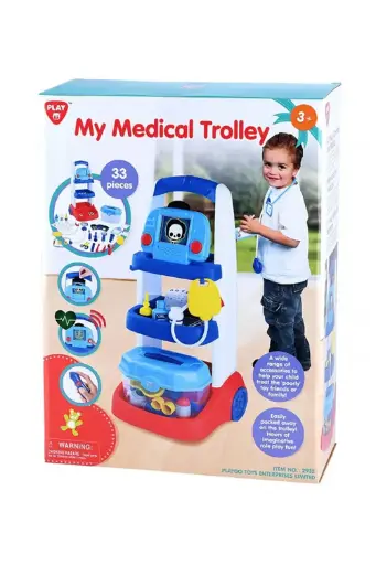 [EYRSUTG2932] Playgo My Medical Trolley 33-Piece 2932