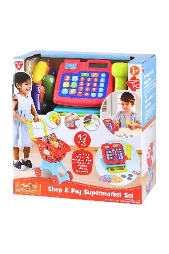 [EYRSUTG3223] Play Go | Shop & Pay Supermarket Set 42 pcs 3223