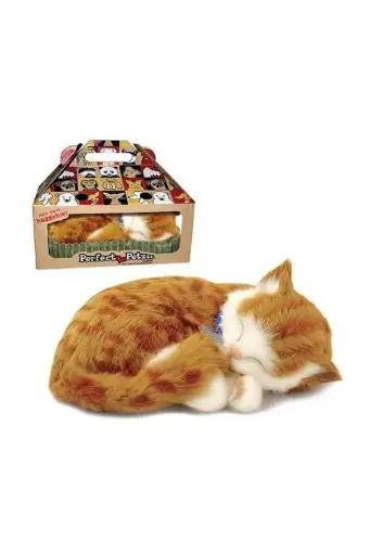 [EYRSUTGXP9205] Perfect Petzzz  Sleeping Toy Cat Orange Tabby XP9205