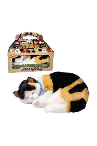 [EYRSUTGXP9216] Perfect Petzzz  Sleeping Toy Cat Calico XP9216