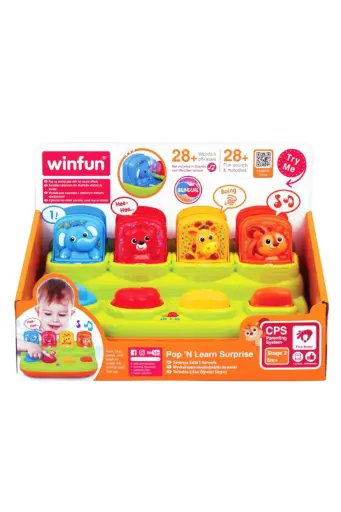 [EYRSWTI240201] Winfun Pop 'N Learn Surprise Animal Friends 240201
