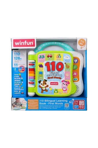 [EYRSWTI250303] Winfun 110 Bilingual Learning Book - First Words 250303