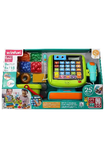 [EYRSWTI250402] Winfun Smart Calculator Cash Register Set 250402