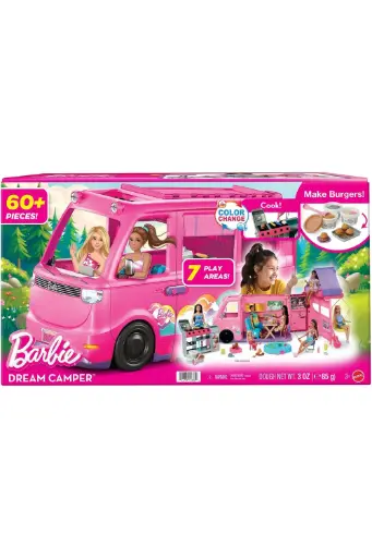 [GRLSAQCHRJ78] Barbie Dream Camper Vehicle Playset HRJ78