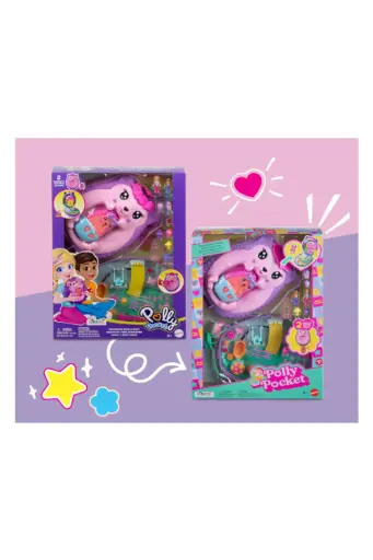 [GRLSAQCJBJ91] Polly Pocket Hedgehog Mom & Baby JBJ91