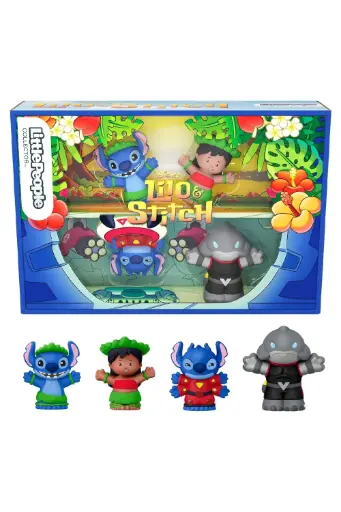[GRLSAQCJFC77] Disney Lilo & Stitch Little People Collector 4 Figures JFC77