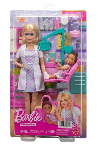 [GRLSAQCJMK14] Barbie Dentist Blonde Doll Refresh JMK14