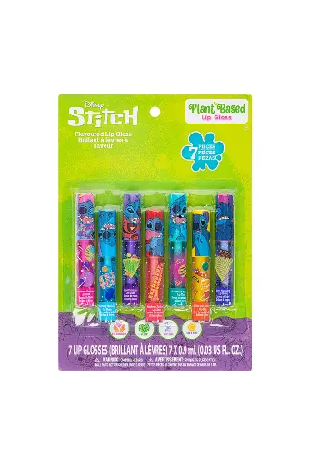 [GRLSSTCI0011GA] Townley Disney Stitch 7PK Flavoured Lip Gloss I0011GA