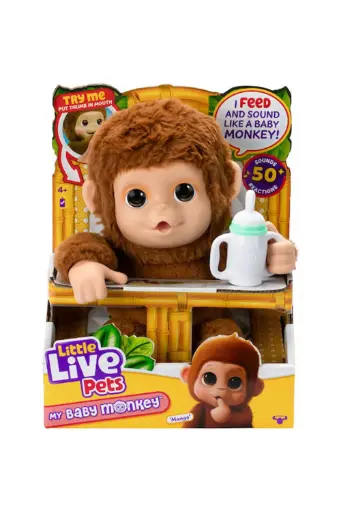 [GRLSUTG26558] Little Live Pets Baby Monkey "Mango" 26558