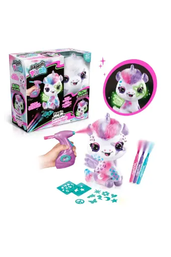 [GRLSUTGOFG274] Canal Toys Airbrush Plush Glow in the Dark - Magic Unicorn OFG274
