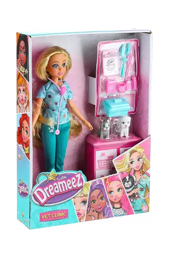 [GRLSWTI81053]  Funville Dreameez Veterinary Clinic Dolls Playset - 81053