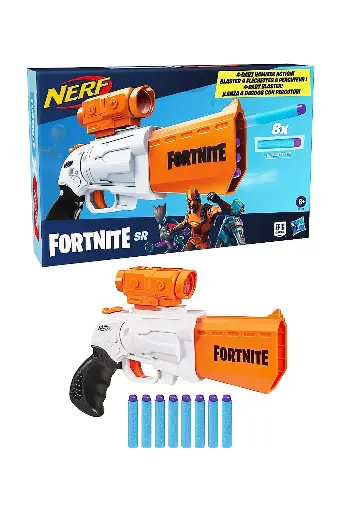 [GUNSNHEE9391] Nerf Fortnite SR 4-Dart Hammer Action Blaster E9391