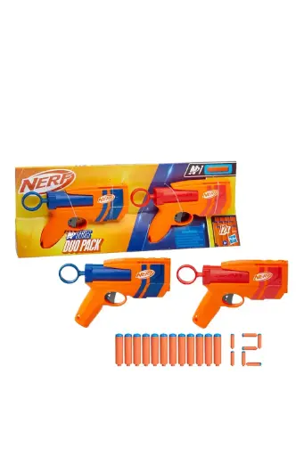 [GUNSNHEG1492] Nerf N Series Duo Pack Dart Blaster and 12 N1 Darts G1492